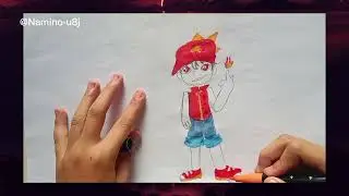 Cara menggambar boboboy api #pendrawing #trending #art #boboiboy #fyp 
