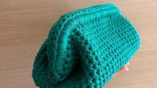 Tutorial completo per borsa uncinetto chiusura clutch🧶