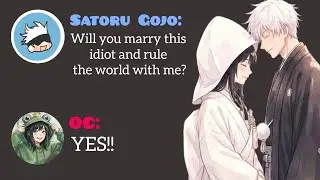 OC x Satoru Gojo |JJK AU FanFic| Chatgpt Text Story| JJK FanFic Part 2🔥🌸🩵 #jujutsukaisen  #chatgpt