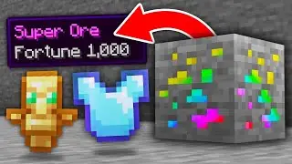 Minecraft , But Ores Are SUPER Op