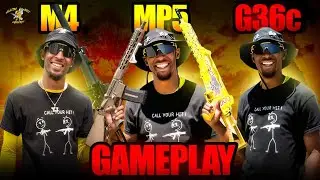 HPA M4, Mp5, & G36c Gameplay #airsoftgame #pewpew #cod