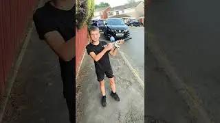 Testing my new gel blaster on my dads van!