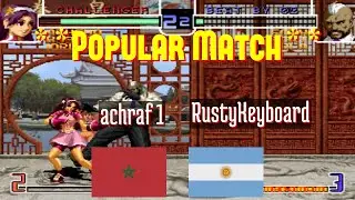 FT10 @kf2k2pls: achraf 1 (MA) vs RustyKeyboard (AR) [KOF 2002 Plus kf2k2 Fightcade] Jun 15