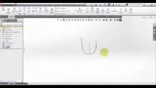 Video Tutorial on Mirror 3D sketch in SolidWorks Method #1