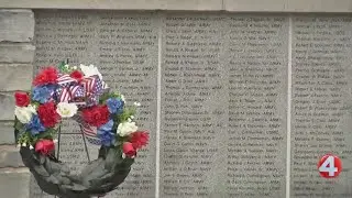 Amherst adds 47 new names to Veterans Memorial Wall