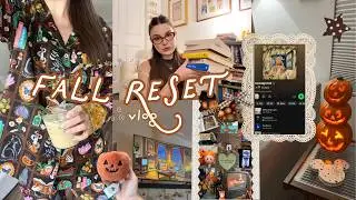 🍂 FALL RESET! fall vision board, TBR, playlist, decor + a glimpse into my weekend 🍁