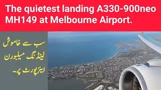 Malaysia Airlines A330 900neo Landing at Melbourne Airport Ultra Quiet Widebody | MH149 Airbus 