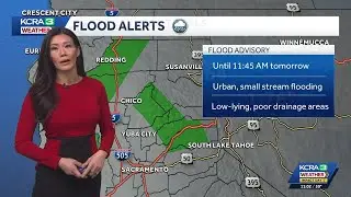 Atmospheric river takes aim at Northern California causing flooding in the North Valley