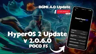 🔥 BGMI 4.0 Live Gameplay on POCO F5 | HyperOS 2.0.6.0 Performance Test & October Update Review 🔥