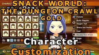 Snack World: The Dungeon Crawl - Gold: All Character Customization Options