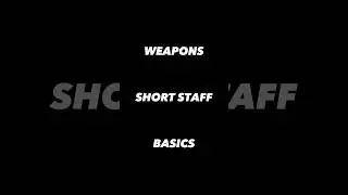 Aikido short staff basics for beginners #shorts