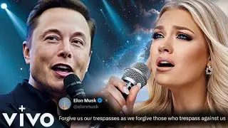 Elon Musk & Erika Kirk LIVE Duet &ndash; Forgive Us Our Trespasses, Oh God | Charlie Kirk Tribute| AI gen.