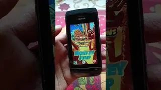 Monkey Jump Game On Nokia Asha 308