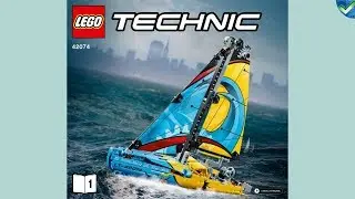 42074 A Racing Yacht LEGO&reg; Technic Manual at the Brickmanuals Instruction Archive