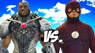FLASH VS CYBORG - EPIC SUPERHEROES BATTLE | DEATH FIGHT
