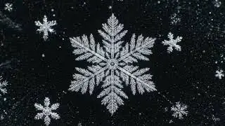 Snowflake formation ASMR