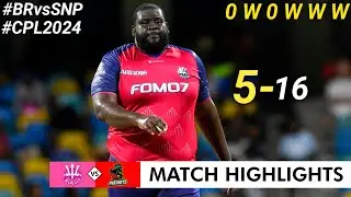 BR vs SNP 18th Match CPL 2024 Highlights | CPL Highlights 2024 | BR vs SNP Highlights 2024