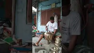 Teknik melaras kenong nada yang kurang rendah,, Pengrajin gamelan perunggu GURNA LARAS