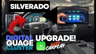Silverado and Sierra Full Digital Gauge Cluster Upgrade | With Carplay!!