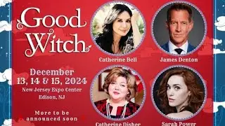 Full Good Witch Panel Xmas Con * Catherine Bell * James Denton * Cathy Disher * Sarah Power *