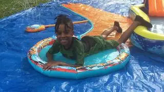 BANZAI Aqua Drench 3-in-1 Splash Park. Awesome Review!