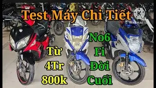 HOTLINE 0947.891.823 TEST M&Aacute;Y CHI TIẾT L&Ocirc; 3 XE YAMAHA NOUVO 4,5,6 FI GI&Aacute; RẺ CHỈ TỪ 4TR800K/ CHIẾC