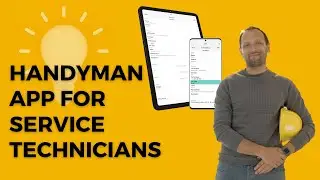 Handyman app for service technicians