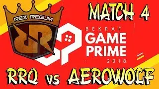 RRQ vs AEROWOLF Match 4 Final BEKRAF Game Prime Tournament | Mobile Legends