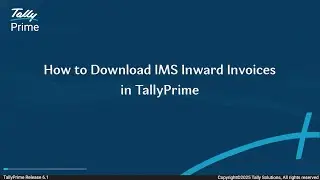 How to Download IMS Inward Invoices in TallyPrime | TallyHelp