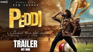 PEDDI | Trailer (Hindi) Concept | Ram Charan | Janhvi | Buchi Babu | AR Rahman | Mohit | 2025