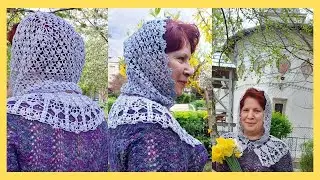 Maramă croşetată - Chapel veil - Partea a-II-a( English subtitles )