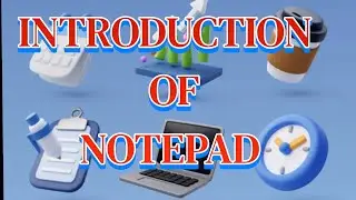 #video //Introduction of Notepad हिन्दी and English #computer #computertechnic #notepad #viralvideo