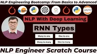 RNN Types | One to many | Many to Many | Many to one | One to One | NLP With Deep Learning