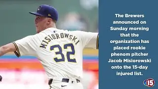 Brewers rookie pitcher Jacob Misiorowski placed on 15-day IL