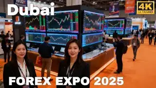 🇦🇪 Forex Expo Dubai 2025 Walking Tour | [4K] Global Forex & Crypto Trading Event | Top Brokers.