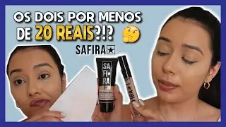 PRIMEIRAS IMPRESS&Otilde;ES da BASE e CORRETIVO da marca *baratinha* SAFIRA - Aline Limes