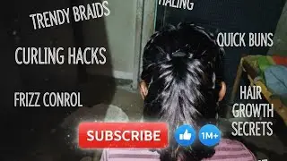 Kurti par lene wali hairstyle #newhairstyle