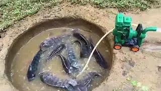 DIY Mini POWERFUL Diesel Engine Water Pump for Fish Pond Science Project