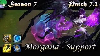 Morgana vs Poppy Support Season 7 Patch 7.2 - Full Gameplay