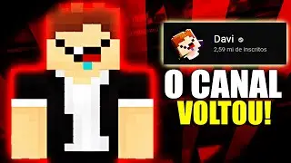 O CANAL DO DAVI GAMER HD VOLTOU! (Amigo do viniccius13)- ENTENDA TUDO! #wnslive