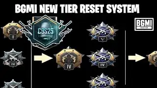 🔥 BGMI New Season Tier Reset System Full Explain | C8S24 Lock Time? | C9S25 Release Time & Date?
