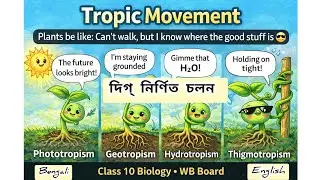 Tropic Movement|দিগ নির্ণিত চলন|Class-10|WbBoard|All versions|Easy explanations 