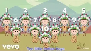 evokids - Ten Little Indians | Nursery Rhymes | Kids songs