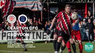 Clapton CFC 1 Croydon 1 highlights - SCEFL Division One