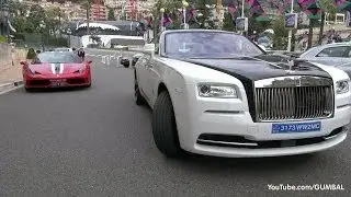 Rolls Royce Wraith with Starlight Roof in Monaco!