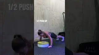 1/2 Push Up /can you? #pushups #pushupchallenge #pushupstypes #exerciseinspiration #gymmotivation