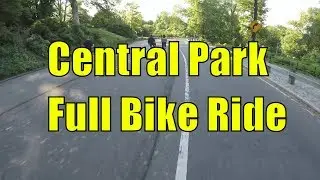 Bicycle Ride through Central Park Loop in New York City - Full Route of 6.2 Miles