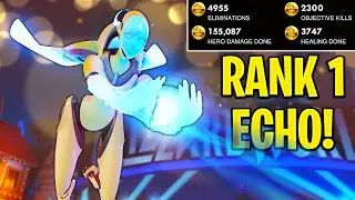 What the RANK 1 Echo Player Looks like! - Overwatch