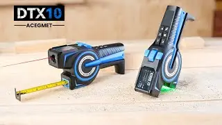Acegmet DTX 10 The 3 In 1 Digital Tape Measure For Pros - Laser Tape Measure With Digital Display