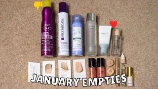 January Beauty Empties! 🗑️ Repurchase or Pass?